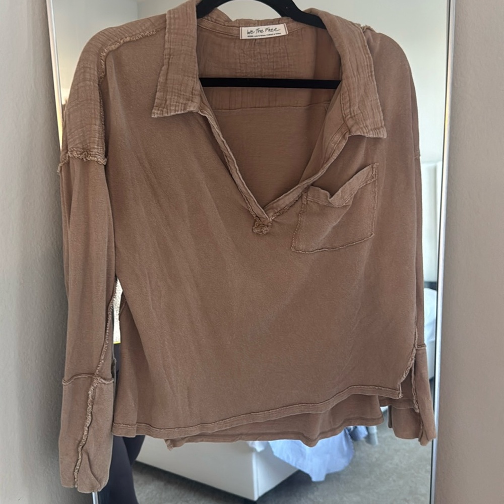 Free people v neck shirt